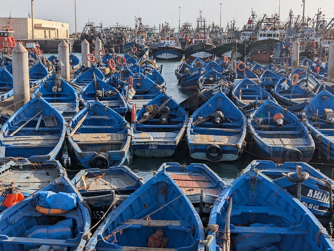 Fishing boats in Essaouira