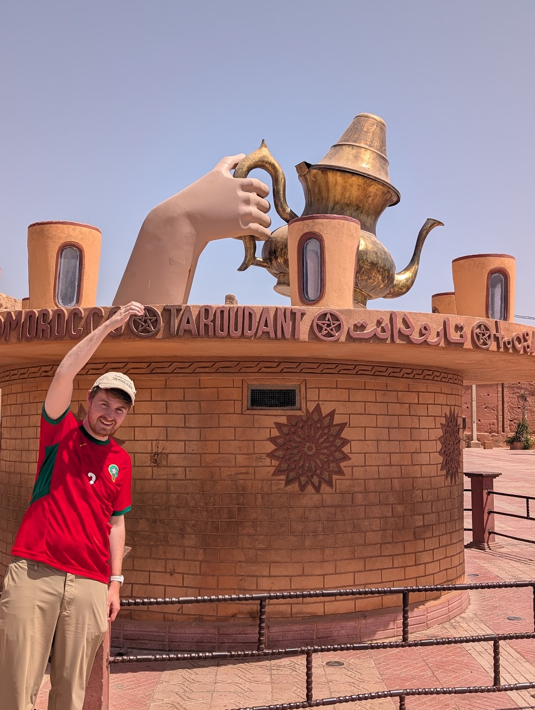 Me and the world's biggest teapot